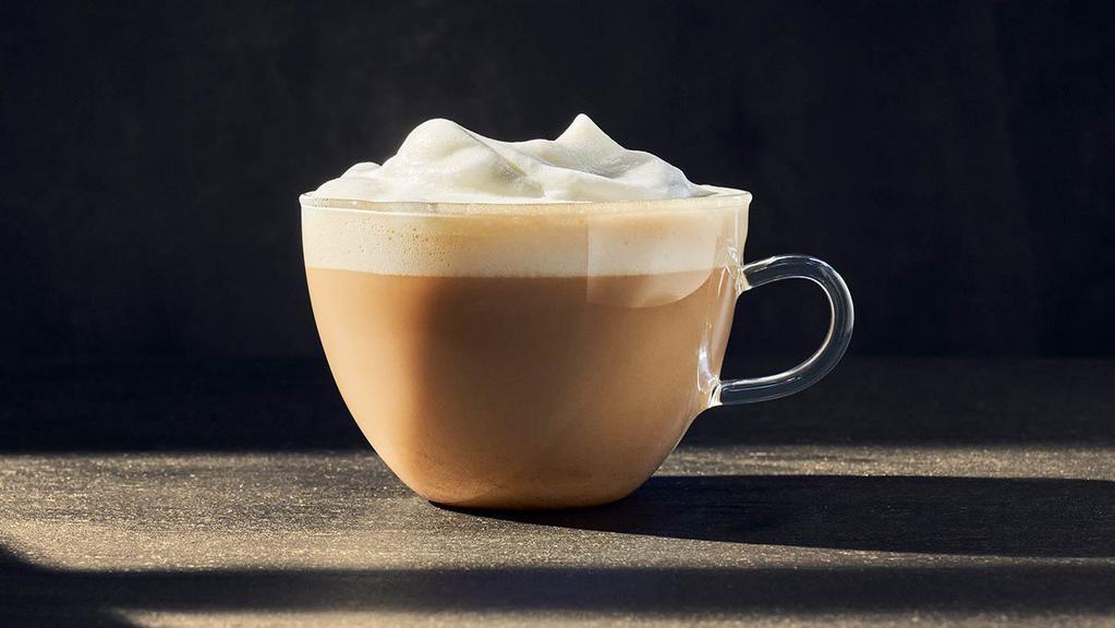 Cappuccino · Regular (130 Cal.), Large (160 Cal.) Espresso with steamed milk, topped with a cap of foam. Allergens: Contains Milk