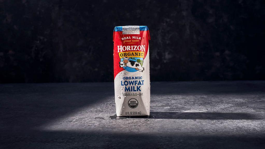 Horizon Reduced Fat Organic White Milk · 110 Cal. Organic White Milk. Allergens: Contains Milk