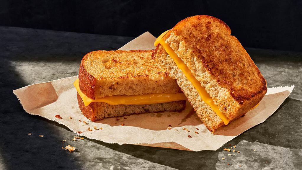 Kids Grilled Cheese · 230 Cal. Sliced American cheese grilled on White Whole Grain Bread. Allergens: Contains Wheat, Milk