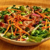 New Kids Citrus Asian Crunch Salad With Chicken · 320 Cal. Romaine and a blend of chopped broccoli, green cabbage, carrots, and kale tossed wi...