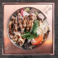 #5. Stinky Tofu Hot Soup · Taiwanese cabbage, pork slices, fermented tofu, vermicelli, enoki mushroom, kamaboko, clam, ...