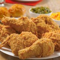 6 Pieces Mixed Chicken & 8 Tender Strip Meal · Six Pieces Pieces Mixed Chicken, 8 Tender Strips, 2 large sides, 4 biscuits and 1 gallon dri...