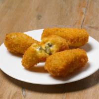 Jalapeño Cheese Bombers® (Regular) · Not gonna lie, this one's a total crowd pleaser. Fried spicy jalapeño bits and creamy chedda...