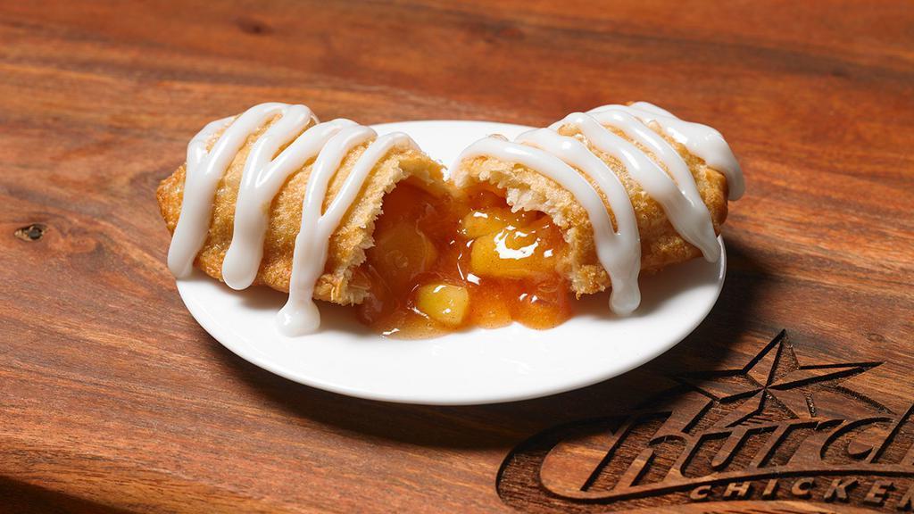Apple Pies (4) · Satisfy your sweet tooth with our apple pie. Juicy apple slices sprinkled with cinnamon and wrapped in a flaky crust. Can’t ask for more than that. Except for another pie.