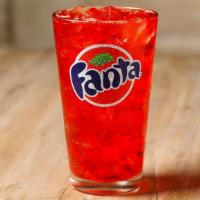 Fanta® Strawberry (22 Oz.) · Make sure every bite gets a big sip of deliciousness when you order a large fountain drink.
