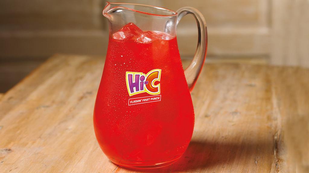 Gallon Of Hi-C® Flashin’ Fruit Punch · Got company? Level up to a half gallon of Church’s Southern Sweet Tea®, unsweet tea, Hi-C Fruit Punch®, or lemonade.