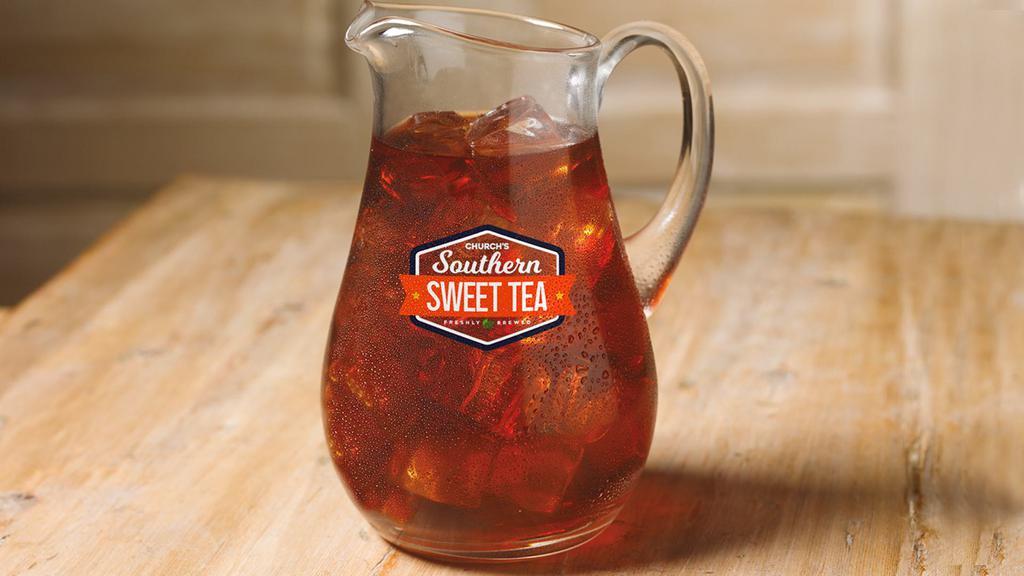 Gallon Of Church'S Southern Sweet Tea® · Got company? Level up to a gallon of Church’s Southern Sweet Tea®, unsweet tea, Hi-C Fruit Punch®, or lemonade.