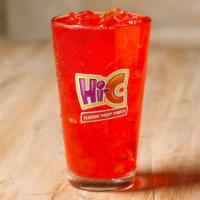 Hi-C® Flashin’ Fruit Punch · Make sure every bite gets a big sip of deliciousness when you order a large fountain drink.