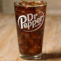 Dr Pepper® (30 Oz.) · Make sure every bite gets a big sip of deliciousness when you order a large fountain drink.