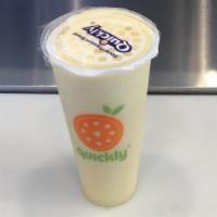 Mango Snow (Large) · Blended with mango syrup, non-dairy milk and ice.