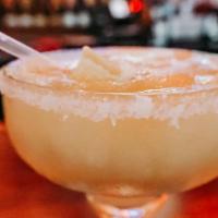 XL House Margarita · 32oz Cuervo Gold, citrus juices, and agave syrup. Must be 21 to purchase.