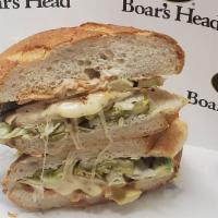 Regular Sandwich · Sandwiches include your choice of one Boar's head meat and one cheese on your choice of bread.