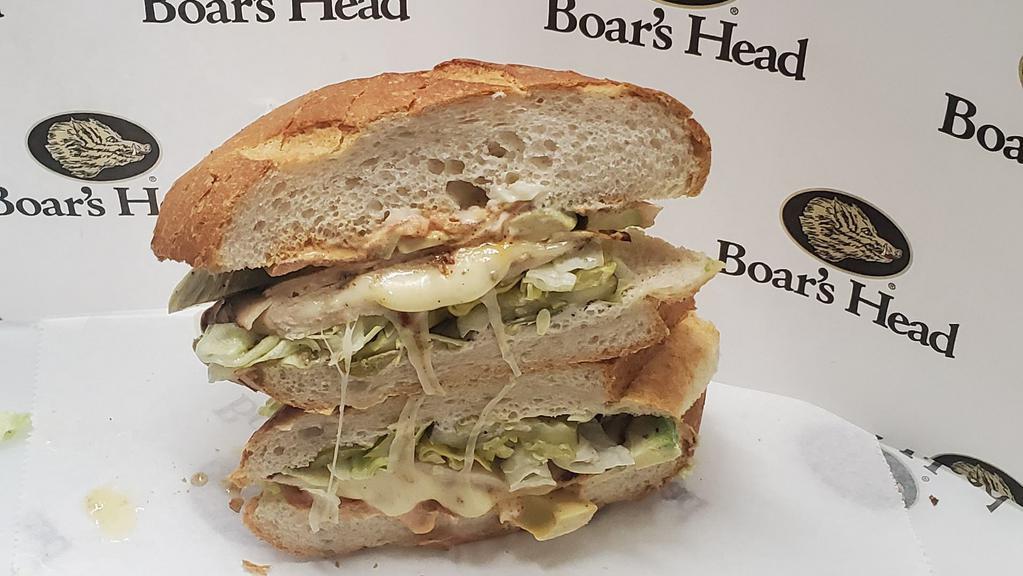 Regular Sandwich · Sandwiches include your choice of one Boar's head meat and one cheese on your choice of bread.