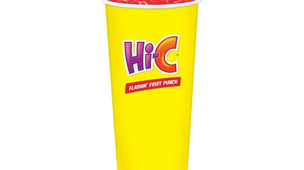 Hi-C® Fruit Punch · 22 oz ice-cold Hi-C® Fruit Punch.