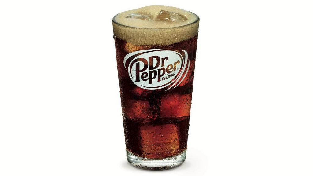 Dr. Pepper® · 22 oz ice-cold Dr Pepper®.