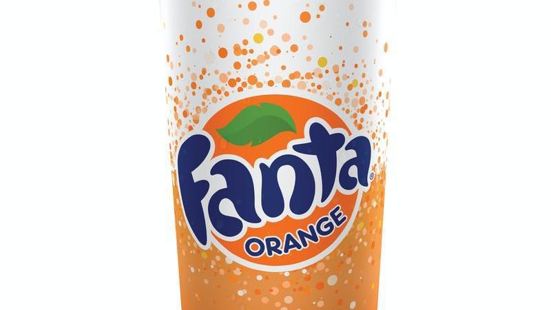 Fanta® Orange · 22 oz ice-cold Fanta® Orange.