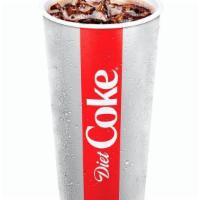 Diet Coke® · 22 oz ice cold Diet Coke®.