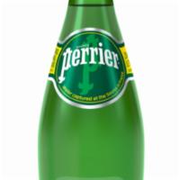 Perrier · Glass bottle.