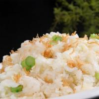 .1 Scallop w/ Egg White Fried Rice瑶柱蛋白炒饭 · 瑶柱蛋白炒饭