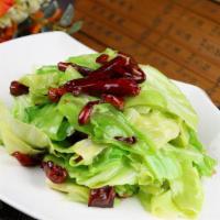 .1 Szechwan Style Sauteed Cabbage（炝炒莲花白） · Spicy.