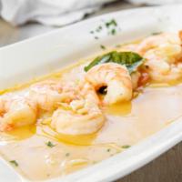 GAMBERETTI ALL’AGLIO · Sautéed shrimp served with garlic and olive oil sauce