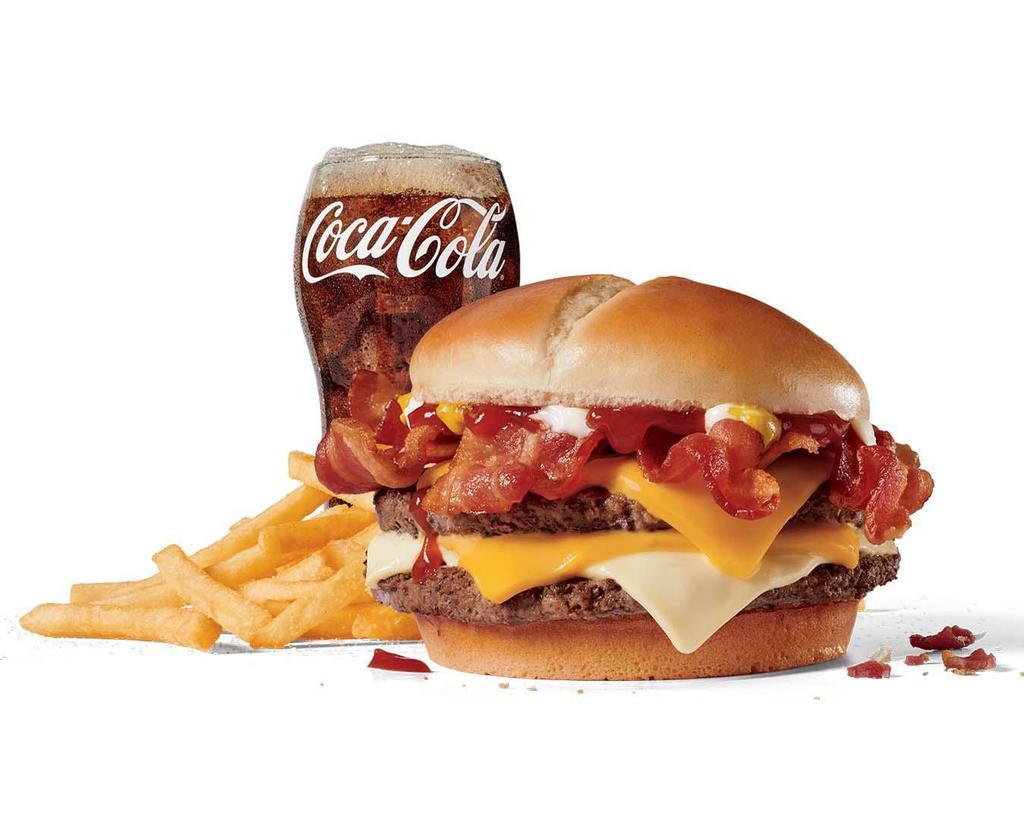 Large Bacon Ultimate Cheeseburger™  Combo · Includes large French Fries and your choice of large drink.