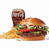 Large Jumbo Jack®  Combo · Includes large French Fries and your choice of large drink.