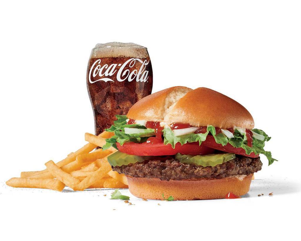 Large Jumbo Jack®  Combo · Includes large French Fries and your choice of large drink.