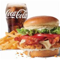 Large Homestyle Ranch Chicken Club Combo · Includes large French Fries and your choice of large drink.