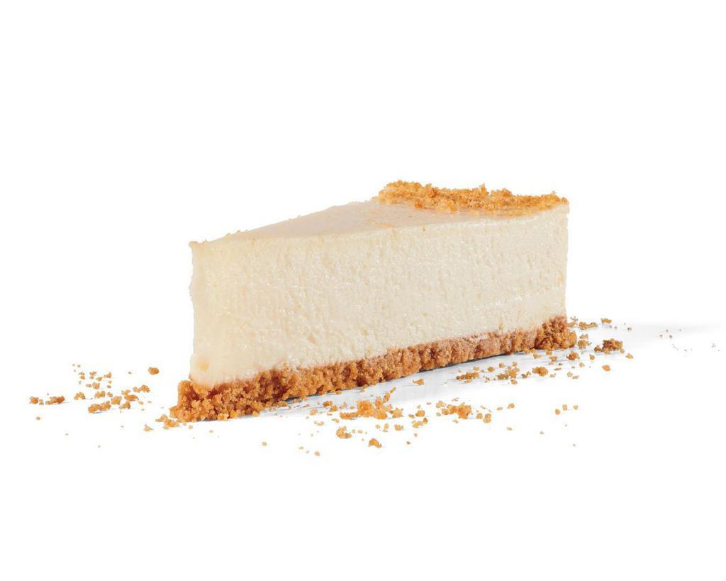 Cheesecake · Light & creamy NY-style cheesecake with a graham cracker crust