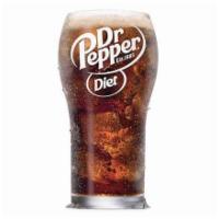 Large Diet Dr Pepper · 