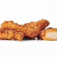 Crispy Chicken Strips (4) · Strips, huh? A purist, you’re here for just chicken. We respect that. That’s why we’re bring...