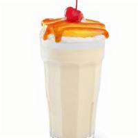 New! Kids Pineapple Upside-Down Cake Milkshake · Creamy vanilla soft serve blended with pineapple juice and cake flavor. Topped with whipped ...