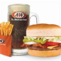 Bacon Cheeseburger Combo · We invented the Bacon Cheeseburger way back in 1963.  Try this classic served with American ...