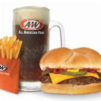 Cheeseburger Combo · Made with American cheese. Our fresh, never frozen beef burgers are cooked to order and serv...