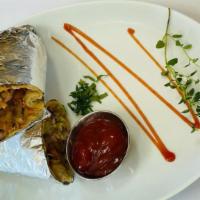 Mix Veg Wrap · Deep-fried Aloo Cutlet with Green chopped salad, Wrapped in fresh oven-cooked Naan Served Wi...