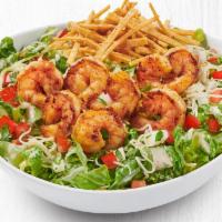 Chopped Salad · Choice of all natural chicken, grilled seafood or grilled veggies served with cheese, tortil...