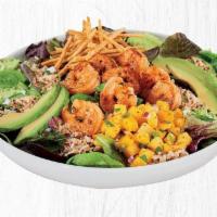 Mango Avocado Salad · Choice of all natural chicken, grilled seafood or grilled veggies served with mango salsa, b...