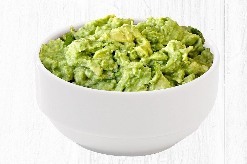 Guacamole, 4Oz. · Made fresh daily with Hass avocados, natural sea salt, garlic and lime juice.