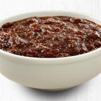 Roasted Chipotle Salsa · Fire-roasted tomatoes, smoky red and jalapeno chiles, and lime juice. (1oz)
