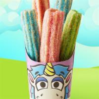 Unicorn Churros · Our churros just became magical! They are baked to perfection, and dusted with cotton candy,...