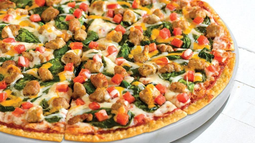Create Your Own - Baking Required · Choose your size, crust, and up to 5 toppings.. Currently, some of our Papa Murphy’s stores are experiencing periodic outages of Salami and Bacon. We apologize for any inconvenience.