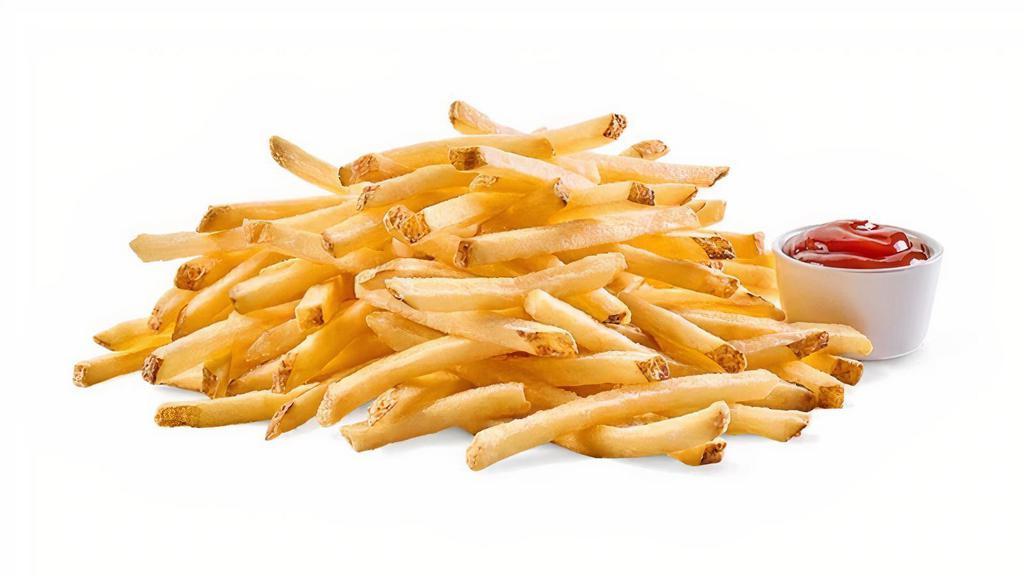Large French Fries · NATURAL-CUT FRIES / SEA SALT / COARSE PEPPER