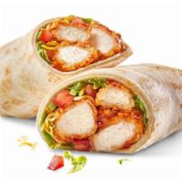 Classic Chicken Wrap · HAND-BREADED OR PULLED CHICKEN / CHOICE OF SAUCE OR DRY SEASONING / CHEDDAR-JACK CHEESE / SH...