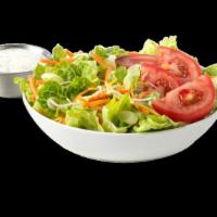 Side Salad · ROMAINE LETTUCE / TOMATOES / CHEDDAR-JACK CHEESE / SHREDDED CARROT / GREEN ONION / CHOICE OF...