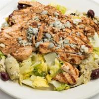 POLLO CAESAR SALAD · Caesar salad, grilled chicken breast, kalamata olives, gorgonzola & walnuts