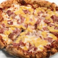RETRO HAWAIIAN PIZZA-LG · Ham and pineapple