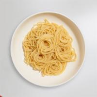 Spaghetti Superintendent · Fresh spaghetti pasta cooked with your choice of sauce and toppings.
