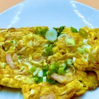 C14. Scrambled Eggs with Shrimps 蝦仁炒蛋  · Scrambled eggs stir-fried with shrimps