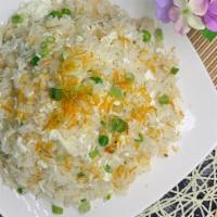 D63-瑤柱蛋白炒飯 / Dried Scallop with Egg White Fried Rice · 